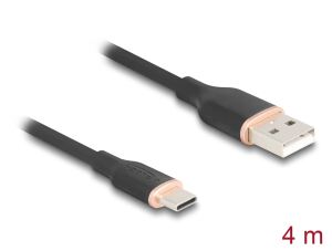 DeLOCK 81228 USB Kabel USB 2.0 4 m USB A USB C 0,48 Gbit/s Schwarz