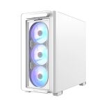 ASUS A23 PLUS TG ARGB WHITE Micro Tower Weiß