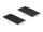 DELOCK Klettpad mit Haft- und Flauschpad L100xB50mm schwarz