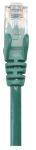 Intellinet Premium Netzwerkkabel, Cat6a, S/FTP, 100% Kupfer, Cat6a-zertifiziert, LS0H, RJ45-Stecker/RJ45-Stecker, 0,25 m, grün