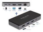 DELOCK USB Type-C Dockingstation 4K - Dual HDMI 85W