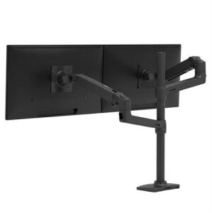 Ergotron LX Series LX Dual Stacking Arm, Tall Pole, Matte Black 101,6 cm (40") Tisch/Bank Schwarz