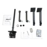 Ergotron LX Series LX Dual Stacking Arm, Tall Pole, Matte Black 101,6 cm (40") Tisch/Bank Schwarz
