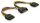 DeLOCK Cable Power SATA 15pin > 2x SATA HDD – straight 0,15 m