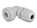 DELOCK Kabelverschraubung 90° gewinkelt PG7 grau