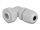 DELOCK Kabelverschraubung 90° gewinkelt PG7 grau