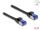 DELOCK RJ45 Netzwerkkabel Cat.6A S/FTP Slim 3m schwarz