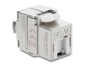Delock Keystone Modul RJ45 Buchse zu LSA Cat.6A geschirmt