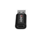 Lindy 71264 Kabeladapter USB Type A USB Type C Schwarz