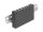 DeLOCK Mini Desktop Patchpanel RJ45 Buchse 6 Port Cat.6A geschirmt schwarz - zur Montage an Tisch, Wand oder Hutschiene