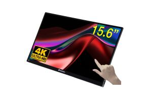Verbatim 32238 Computerbildschirm 39,6 cm (15.6") 3840 x 2160 Pixel 4K Ultra HD LCD Touchscreen Schwarz