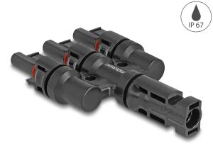 DELOCK DL4 Solar Konnektor 1 x Stecker zu 3 x Buchse