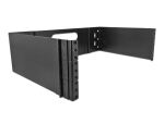 DELOCK 19" Wandhalterung 3 HE faltbar schwarz