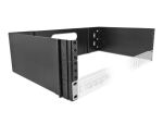 DELOCK 19" Wandhalterung 3 HE faltbar schwarz