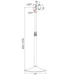 Techly ICA-TR10 Halterung für Schilderdisplays 68,6 cm (27") Silber