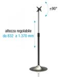 Techly ICA-TR10 Halterung für Schilderdisplays 68,6 cm (27") Silber