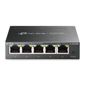 TP-Link TL-SG105E Netzwerk-Switch Managed L2 Gigabit Ethernet (10/100/1000) Schwarz