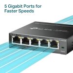 TP-Link TL-SG105E Netzwerk-Switch Managed L2 Gigabit Ethernet (10/100/1000) Schwarz