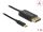 DELOCK USB Kabel Type-C zu DisplayPort 4K 60 Hz 1 m koaxial