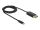 DELOCK USB Kabel Type-C zu DisplayPort 4K 60 Hz 1 m koaxial
