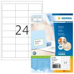 HERMA Etiketten Premium A4 66x33.8 mm weiß Papier matt 2400 St.