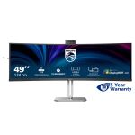 Philips 49B2U6903CH/00 Computerbildschirm 124,5 cm (49") 5120 x 1440 Pixel Dual QHD LCD Grau