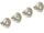 DeLOCK 65326 Kabeladapter Silber