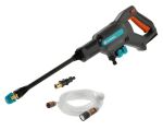 Gardena AquaClean 24/18V P4A Hochdruckreiniger Kompakt Akku 250 l/h Schwarz, Blau, Orange
