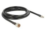 DELOCK HF Kabel RP-SMA -> N St/St 2.00m low loss