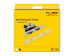 DELOCK PCI Express x1 Karte zu 2 x Seriell RS-232