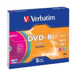 Verbatim DVD-R Colour 4,7 GB 5 Stück(e)