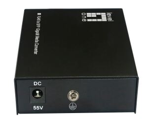 LevelOne RJ45-zu-SFP-Gigabit-Medienkonverter, 802.3bt 90W PoE PSE