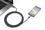 smrter SPEEDY Daten- Ladekabel, Typ USB-C, 100cm, black...