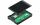 QNAP QDA-UMP4 Speicherlaufwerksgehäuse SSD-Gehäuse Schwarz 2.5"