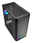 Sharkoon MK4W RGB Strip Micro Tower Schwarz