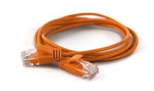 Wantec 7254 Netzwerkkabel Orange 0,2 m Cat6a U/UTP (UTP)