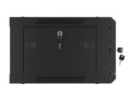 Lanberg WF01-6404-23B Rack 4U Wandmontiertes Regal Schwarz