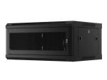 Lanberg WF01-6404-23B Rack 4U Wandmontiertes Regal Schwarz