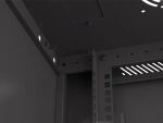 Lanberg WF01-6404-23B Rack 4U Wandmontiertes Regal Schwarz