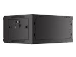 Lanberg WF01-6404-23B Rack 4U Wandmontiertes Regal Schwarz