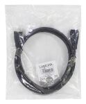 LogiLink HDMI/HDMI, 2.0m HDMI-Kabel 2 m HDMI Typ A (Standard) Schwarz