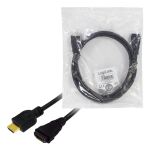 LogiLink HDMI/HDMI, 2.0m HDMI-Kabel 2 m HDMI Typ A (Standard) Schwarz