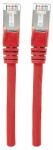 Intellinet Netzwerkkabel mit Cat6a-Stecker und Cat7-Rohkabel, S/FTP, 100% Kupfer, LS0H, 0,5 m, rot