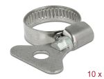 DELOCK Schlauchschelle, Flügelmutter 16-25mm 10 Stk. Metall