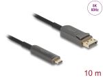 DELOCK Aktives Optisches Kabel USB-C -> DisplayPort...