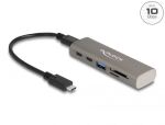 DELOCK 3 Port USB 10 Gbps Hub inkl. SD/Micro SD Card Reader