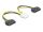 DeLOCK Stromkabel 2 x SATA 15 Pin Stecker zu 8 Pin EPS Stecker 15 cm