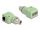 DELOCK M12 Adapter X-kodiert 8 Pin St zu RJ45 Bu gew. grün