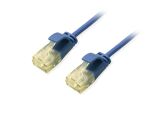 Equip Cat.6A U/UTP Slim-Patchkabel, 2,0m, Blau