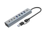 Conceptronic HUBBIES20G 7-Port USB 3.0 Hub, 5Gbps, USB-C...